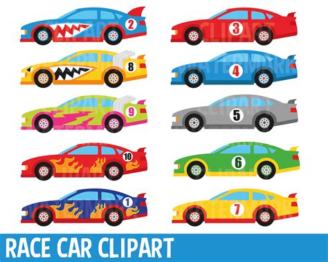 Race Car Clip Art .